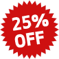 25% off