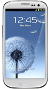 Front image of Samsung Galaxy S III White