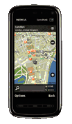 Front image of Nokia 5800  