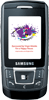 Samsung D900i Handset - Black Onebox
