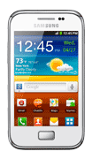 Front image of Samsung Galaxy Ace Plus White