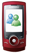 Virgin-Direct U600 Red Samsung mobile phone