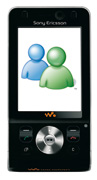 Front image of Sony Ericsson W910i  