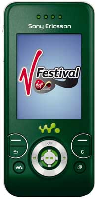 Green Sony Ericsson W580